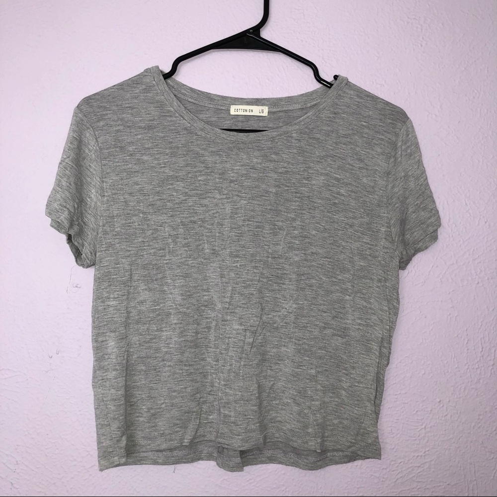 Light Gray Crop Top L